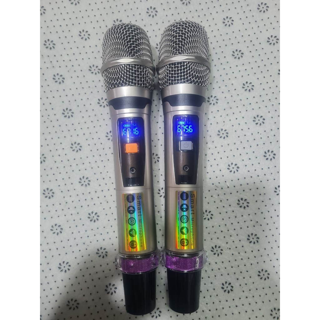 Micro Loa Kéo 2 Tay Micro Kèm Bo Mạch Mic UGX- chống hú-Hàng tay Nhôm Cao Cấp