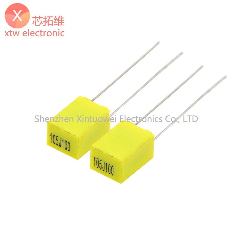 10 Cái / lốc Mới Màu Vàng Chỉnh Tụ 100V105J 1UF Chỉnh Tụ Điện 105J100 Thương Hiệu