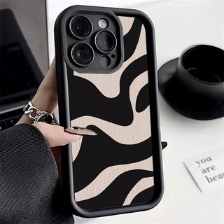 Redmi 14C 13 12 12C 10C 13C 11A Redmi Note 13 11 12 Pro Plus 5G Turbo 12S 11S 10S 9S 9 Pro Poco C65 C55 M6 Pro Ốp điện thoại họa tiết sọc ngựa vằn thời trang bằng silicon