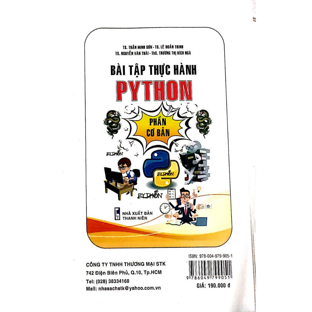 Sách Python Dành Cho Người Tự Học ( Phần Cơ Bản ) stk