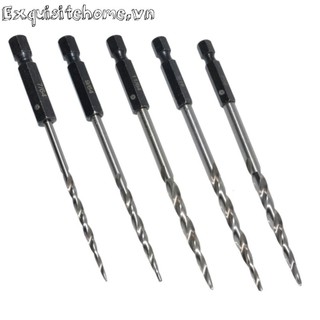11 chiếc Hex Shank Taper Drill Counter Sink Hole Countersink Reaming Drill Bit