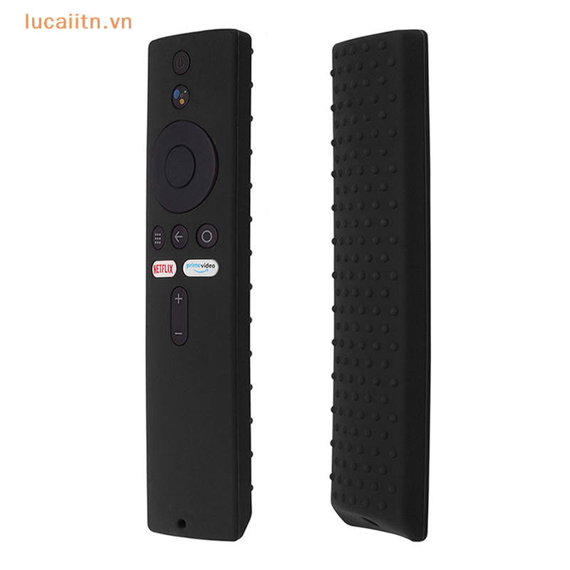 Lucaiitn 1 Vỏ Từ Xa Cho Xiaomi Mi TV Box S Wifi Điều Khiển Từ Xa Silicon Chống Sốc Bảo Vệ Cho Mi TV Stick VN