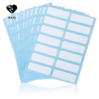 Sjjl giá sticker 12 tờ có thể viết nhãn trắng trống dính trống nhãn ghi chú trống
