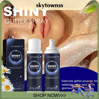 60ml Phấn phủ lấp lánh Phấn phủ dưỡng tóc Phấn sáng Trang điểm tiệc lấp lánh