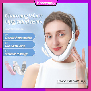 Thiết bị nâng cơ mặt Máy mát xa hình chữ V EMS Máy mát xa giảm béo mặt Micro Current Face Shaper Face Fat Burner Giảm béo Cheek Belt Chống nhăn Băng chống lão hóa Dụng cụ làm đẹp