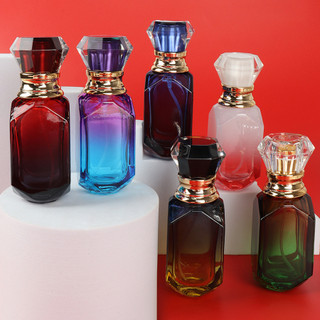 30ml Atomizer Xịt Sang Trọng Có Thể Đổ Lại Chai Vàng Vít Rỗng Gradient Kính Nhiều Màu Sắc Chai Nước Hoa Di Động Cho Du Lịch