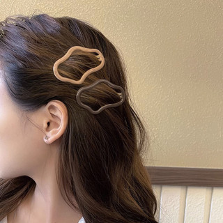 Rỗng đám mây kẹp tóc gãy tóc bb kẹp trán nổ một từ kẹp phụ kiện tóc người phụ nữ