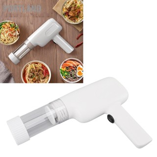 Portland Máy làm mì bằng điện ép ống cầm tay hiệu quả cao với 6 khuôn cho gia đình