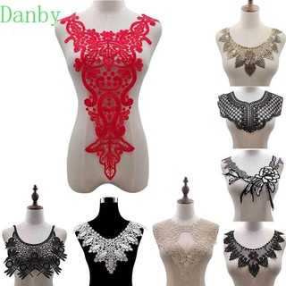 Danby ren craft 3d cổ áo thêu sò trang phục may vải
