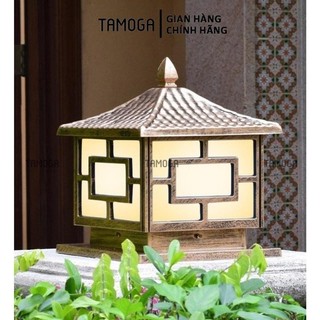 Đèn trụ cổng trang trí nhôm cỡ 250mm, 200mm TAMOGA ZOKIS 7009