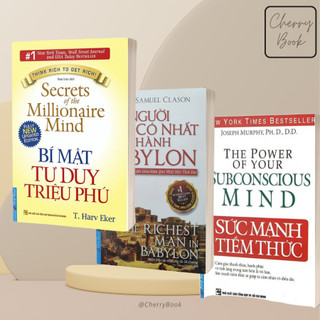 (Bộ 3 Cuốn): Sức Mạnh Tiềm Thức + Bí Mật Tư Duy Triệu Phú + Người Giàu Có Nhất Thành Babylon