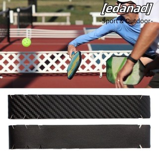 Edanad Pickleball Vợt Edge Sticker, Băng bảo vệ khung PU màu đen, DIY Giảm tác động và ma sát Chống trầy xước Nhãn dán Vợt Pickleball