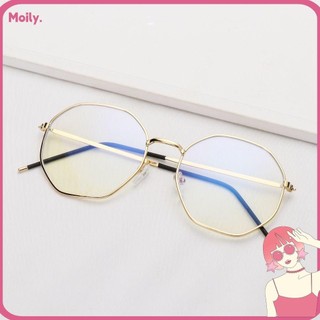 Mắt Kính Gọng Kim Loại Chống Ánh Sáng Xanh Bảo Vệ Mắt Phong Cách Cổ Điển Độc Đáo
