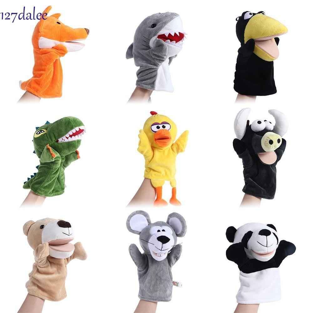 Dalee Con Rối Động Vật Anime Búp Bê Cho Trẻ Em Đồ Chơi Nhồi Bông Gấu Cá Mập Khủng Long Thú Nhồi Bông Tay Ngón Tay Con Rối