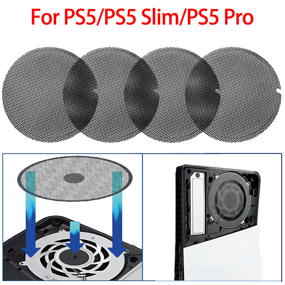 2 / 4 Chiếc Cho PS5 / PS5 Slim / PS5 Pro Máy Lọc Bụi Chống Bụi Vỏ Lưới Bảo Vệ Thoáng Khí Cho Phụ Kiệ