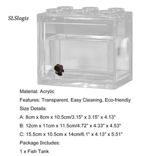 Bể Cá Mini Có Đèn LED Độc Đáo Trang Trí Bể Cá Sinh Thái