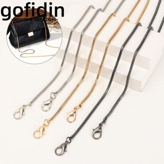 gofidin Kiện Dây Xích Có Khóa Gài Chất Lượng Cao Dùng Để Trang Trí Túi Xách|Dụng Cụ Thay Thế Cho Túi Xách Bằng Kim Loại Màu Đen