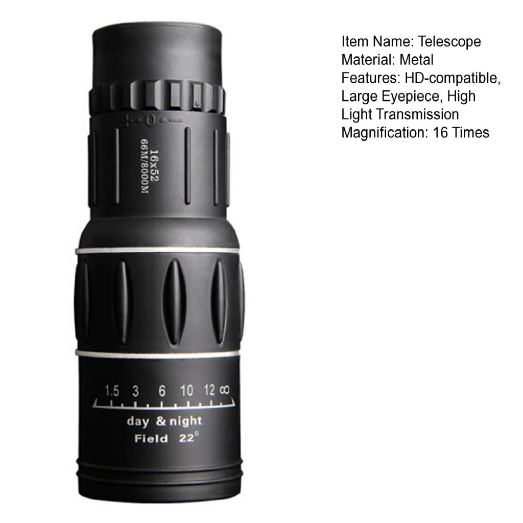 Cao bồi| 1 Bộ Kính Thiên Văn Có Dây Buộc Thị Kính Lớn Tương Thích HD Truyền Ánh Sáng Cao 16 Lần Chim Xem Kính Thiên Văn Một Mắt Cung Cấp Ngoài Trời | BigBuy360 - bigbuy360.vn