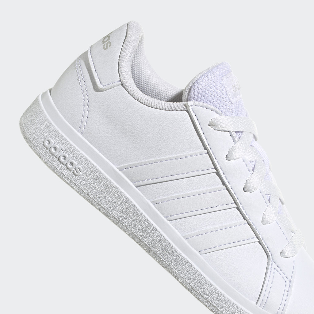 Adidas Quần vợt Giày Tennis Lace-Up Grand Court Lifestyle Trẻ em trắng FZ6158