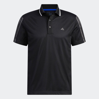 Adidas đánh gôn áo polo lưới hai lớp cooling touch statement nam đen ht0077