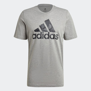 Adidas Phong cách sống Áo hoodie rằn ri Essentials Nam Xám GK9637