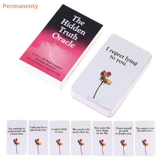 [Permanenty] The Hidden Truth Oracle Cards Tarot Card Party Prophecy Bói toán Trò chơi bảng