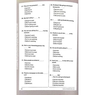 Sách English Tests Level A1