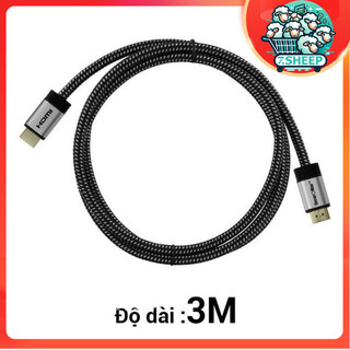 Dây cáp 3 mét hdmi 4k xịn hãng sercuomax dài 3m