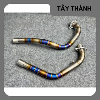 Cổ pô titan gắn pô zin các dòng xe số chuẩn titan xịn exciter winner sonic satria-tây thành