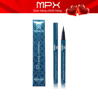 Bút kẻ mắt dạ Habarria WaterProof brush line Trung Quốc - Nét siêu mảnh, đều màu và chống trôi, lem - MPX