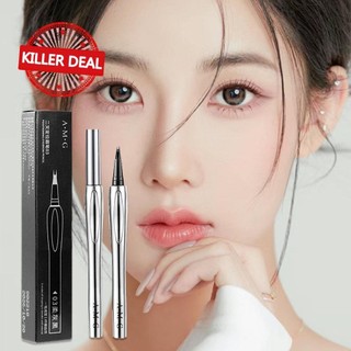 Bút chì kẻ mày chống nước Hàn Quốc không phai màu Bút chì dạng lỏng lông mày Bút kẻ mắt cực kỳ O1T9