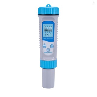Máy kiểm tra chất lượng nước ph máy kiểm tra nước kỹ thuật số 7 trong 1 ph / orp / ec / tds / salt / s.g / temp bút kiểm tra nước kỹ thuật số có màn hình lcd để phát triển chất dinh dưỡng khu vườn trong nhà bể bơi pha tại nhà aqu
