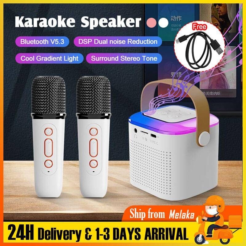 Không Dây Karaoke Mini Loa Di Động Bluetooth Có Mic Tại Nhà Tiệc Cắm Trại Ngoài Trời Giải Trí Loa Karaoke Micro Âm Thanh Loa Siêu Trầm Micro Tất Cả Trong Một