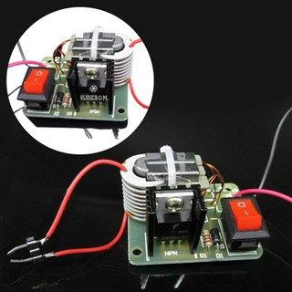 Bộ DIY 15KV Máy phát điện biến tần điện áp cao Mô-đun cuộn dây đánh lửa hồ quang Spark 3.7V