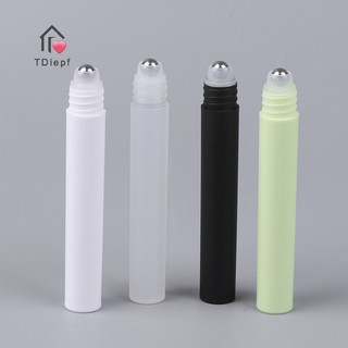 Chai bóng lăn lăn rỗng 10ml trên nhựa chất lỏng bằng thép không gỉ Hộp đựng dầu Chai có thể đổ lại MỚI