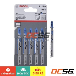 Lưỡi cưa lọng cắt kim loại T118A Bosch 2608631013 (01 lưỡi) | DCSG