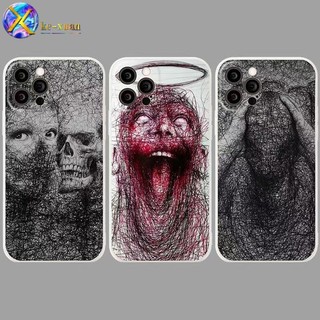 Ốp Điện Thoại Iphone Tranh Móng Tay Kinh Dị Ốp Lưng Điện Thoại iphone11promax 13 / 15promax H8AO