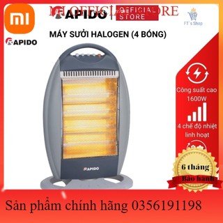 Máy sưởi Halogen Rapido RHH – 1600MM cao cấp 4 bóng sưởi, bảo hành 1 năm
