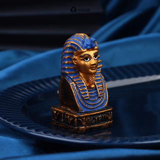 Yibar vua ai cập pharaoh tượng tượng điêu khắc cổ sưu tập thần thoại thu nhỏ hình ai cập nhà búp bê trang trí mới