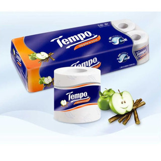 Giấy vệ sinh cao cấp Tempo Toipa - 3 lớp bền dai, an toàn cho da