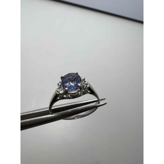 105-NHẪN BẠC 925 ĐÍNH ĐÁ SPINEL XANH  ( THIÊN NHIÊN ) KHÔNG XỬ LÝ, ny 10.5 size 5.5