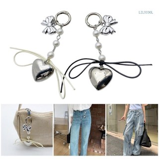 [Ch *] Mặt dây chuyền túi móc khóa nơ thanh lịch Chất liệu hợp kim móc khóa thời trang