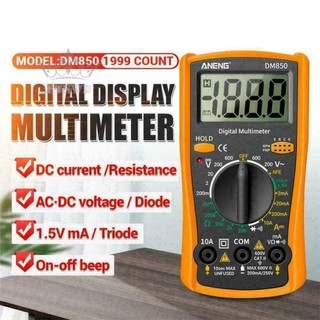 -New In April-Digital Multimeter Kit Ohmmeter Volt Voltmeter ABS AC DC Ammeter DM850[Overseas Products]