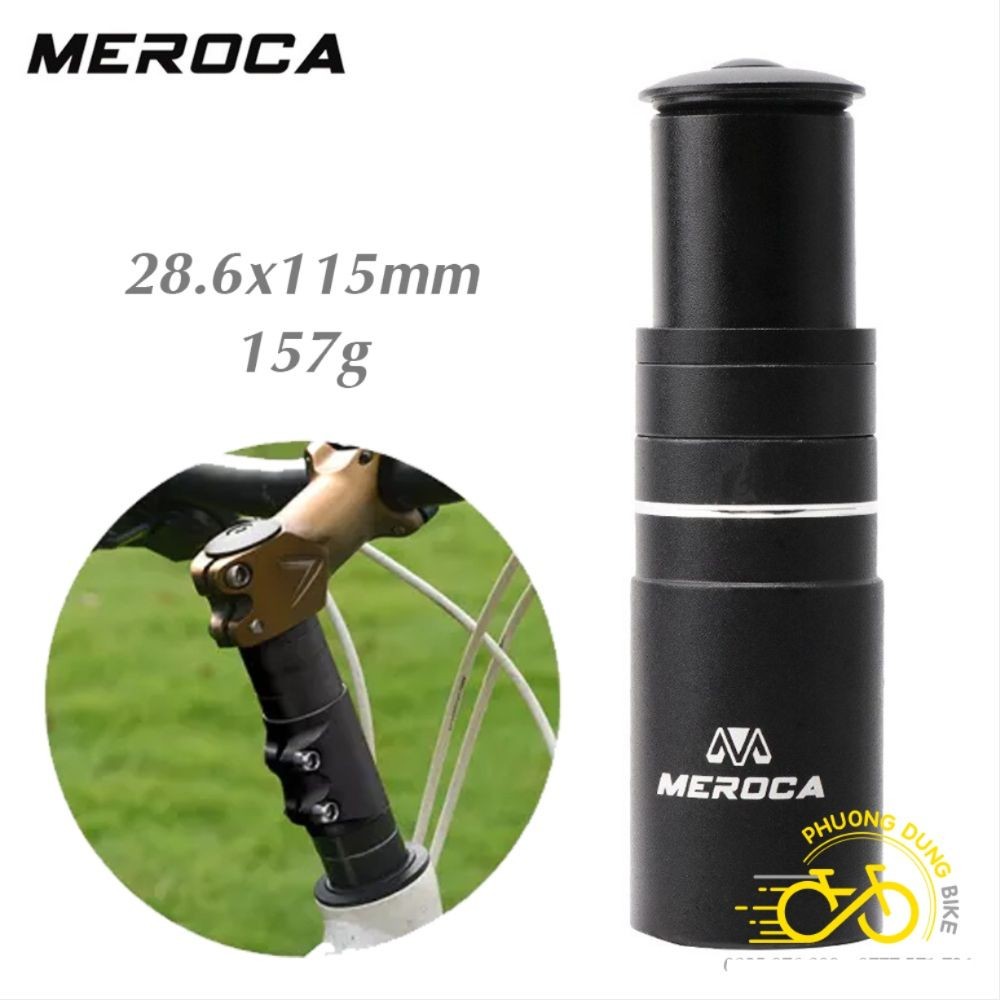 Bộ nối cổ xe đạp - Bộ tăng chiều cao ghi đông xe đạp MEROCA