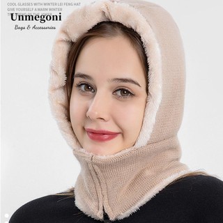 Unmegoni Len Kiêm Khẩu Trang Che Mặt Bằng Len Thời Trang Sành Điệu Cho Nữ