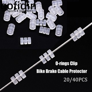 gofidin 20/40 Vòng Đệm Silicon Trong Suốt Cho Dây Phanh Xe Đạp