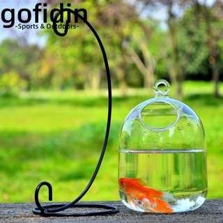 gofidin Hoa Thủy Tinh Mini Trong Suốt Kèm Giá Đỡ Dùng Trang Trí Bể Cá