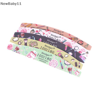 NewBaby 5pcs Eva Nail Grinding Tool Pring Professional Nail File Nail Polish Double-Sided Nail Care Tools For Manicure VN