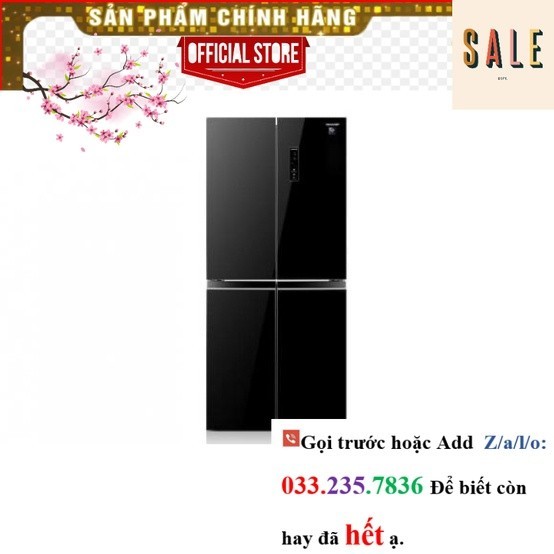 SỐc Tủ lạnh Sharp Inverter 401L SJ-FXP480VG-BK