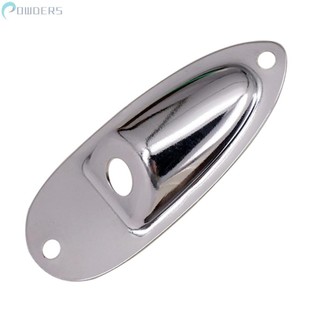⭐ READY STOCK ⭐-NEW-Guitar Input Jack Plate Socket Socket Plate Input Jack Jack Plate Metal【POWDERS-VN】